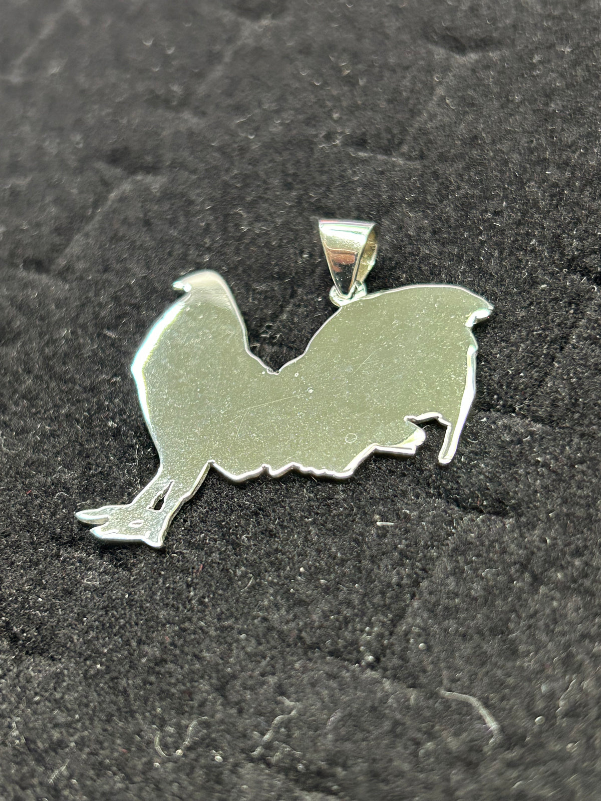 925 Rooster Silhouette Pendant