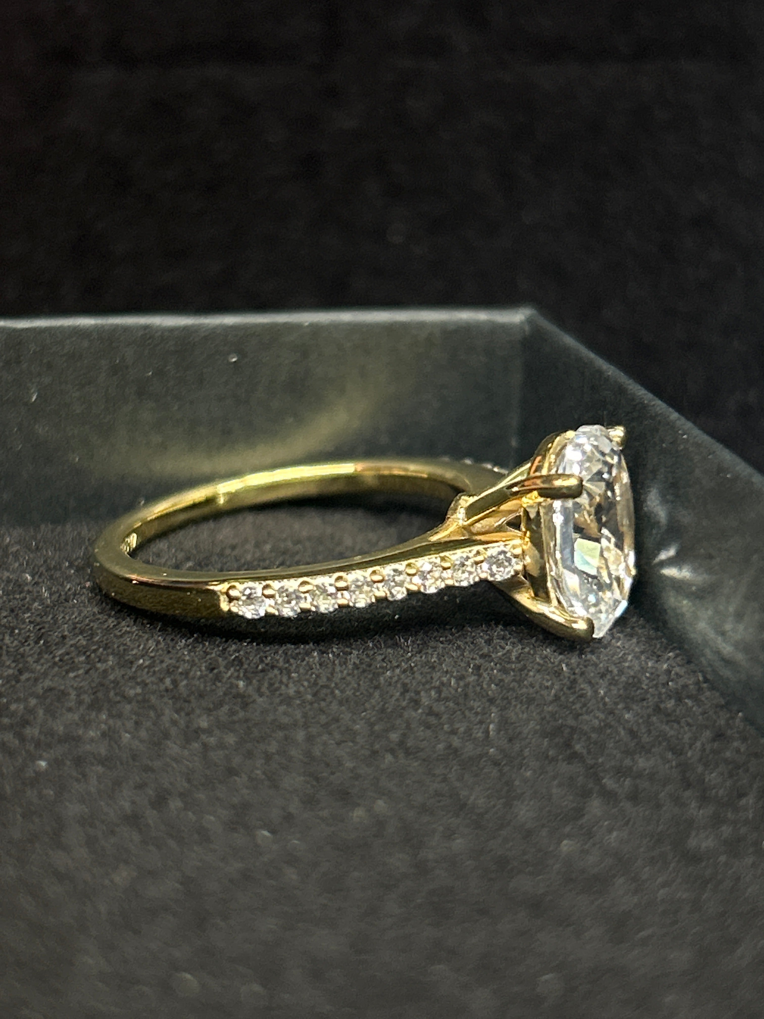 Silver Engagement Ring