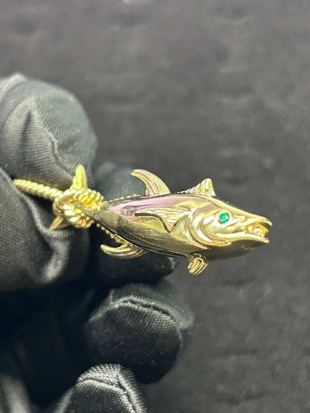 Tails Up Tuna pendant