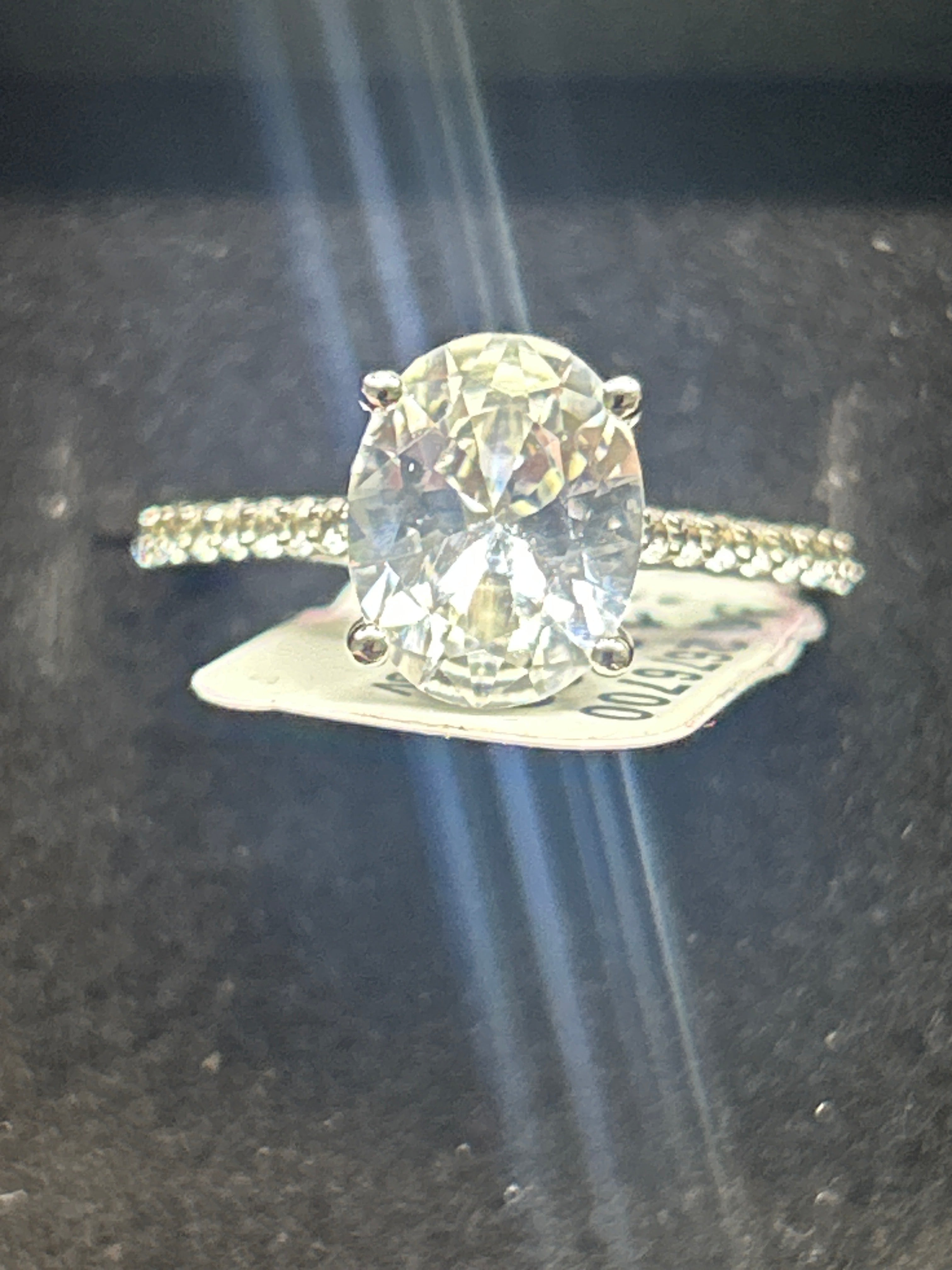Silver Engagement Ring