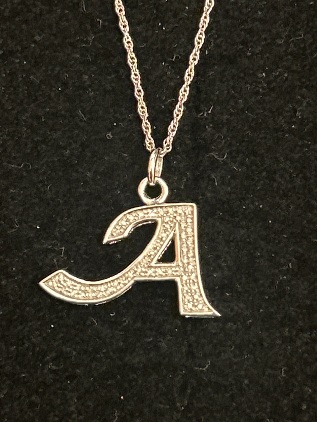 Letter A necklace