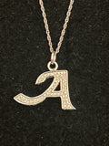 Letter A necklace