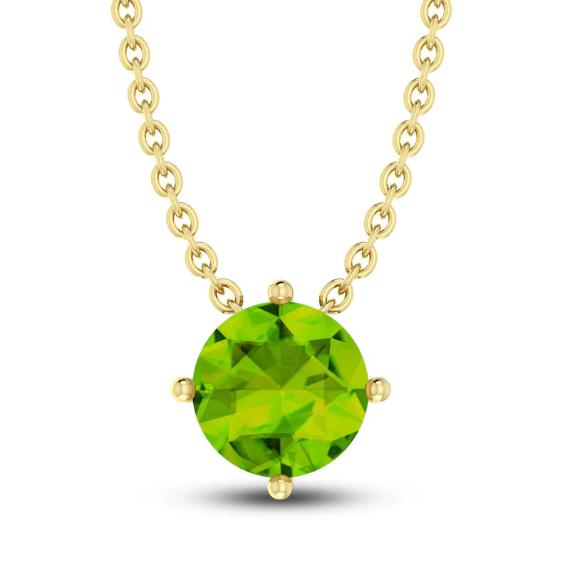 Peridot 10K YG Necklace