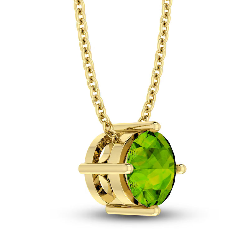 Peridot 10K YG Necklace