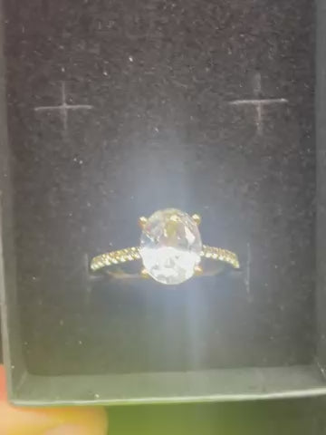 Silver Engagement Ring