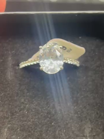 Silver Engagement Ring