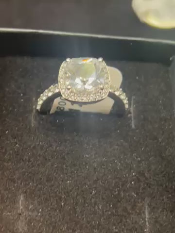 Silver Engagement Ring